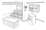 Basement humidity, moisture and condensation