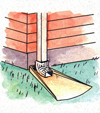 Extend downspouts away from your home
